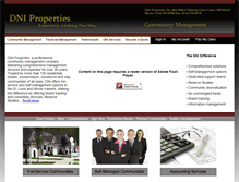 Tablet Screenshot of dniproperties.com